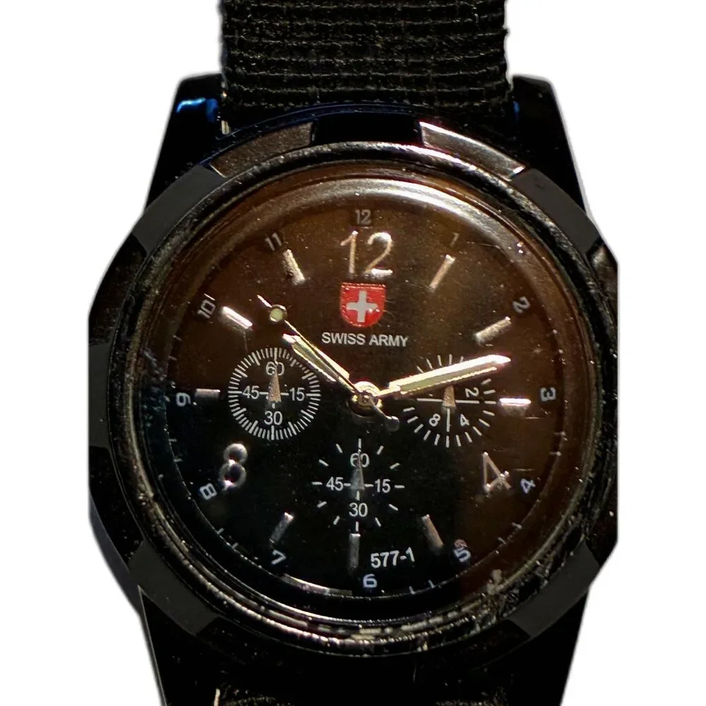 Wristwatch, Swiss Army, but not named brand.  Barely used.